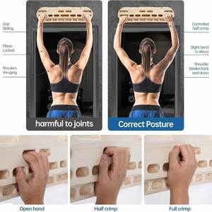 Entrenador de Fuerza de Dedos Portátil, Ecológico, de Madera, Rectangular, para Dominadas y Escalada en Roca, Venta al Por Mayor - Product Image 2