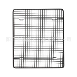 Grille de refroidissement pour gâteaux 26x23x3.4cm, outils de cuisson carrés en fer, résistants au four et au lave-vaisselle - Product Image 2