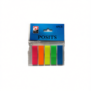 Mnj Posits Adhesive Notes 5 pezzi di etichette adesive colorate per uso in ufficio e scuola - Product Image 2