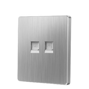 ซ็อกเก็ตโทรศัพท์ติดผนังเต้ารับไฟฟ้าเต้าเสียบโลหะที่บ้าน - Product Image 1