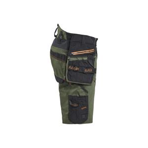 BLAKLADER - 197211494240C44 Craftsman <b>shorts</b> with two-way <b>stretch</b> Forest green/Rust - EAN 7330509951590 <b>WORK</b> TROUSERS - Product Image 5