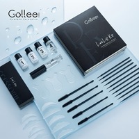 Kit de lamination et permanente des cils professionnel 2-en-1 Gollee Cysteamine Kératine - Gel crème et baume semi-permanent à marque privée pour permanente lente