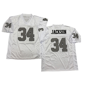 Maglia da Rugby Vintage da Uomo con Cuciture Stile Retrò Marcus Allen Bo Jackson Lester Hayes Ronnie Lott Otis Sistrunk S-3XL Spedizione Veloce - Product Image 3
