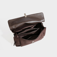 Sacs messager vintage en daim, sacs à bandoulière multi-compartiments pour le trajet quotidien, sacs à main personnalisés pour femmes, vente en gros d'usine, sacs fourre-tout
