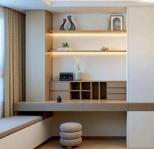 Tocador con Gabinete de Almacenamiento, Cómoda Personalizada con Mesita de Noche, Juegos de Muebles de Dormitorio Personalizados - Product Image 2