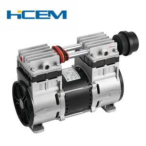 HCEM Portable Oil Free Air Compressor Pump 110V Low Noise Air Compressor Head 680W Air Compressor for Dental Equipment