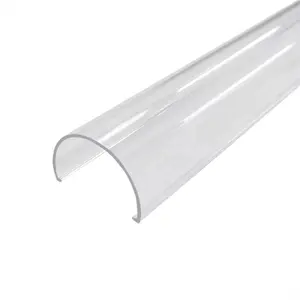 Light Diffuser Extrusion Linear Led Light Pc Pvc Acrylic Diffuser Led Light Plastic Cover Light Diffuser