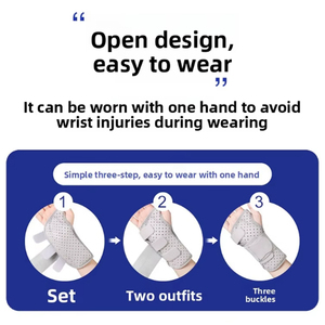 Penyangga Pergelangan Tangan dengan Penopang Jempol, Penahan Terowongan Karpal, Dapat Disesuaikan, Bernapas, dan Meredakan Nyeri - Product Image 6