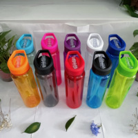 Gobelets à café en plastique personnalisés avec logo, 700 ml, 24 oz, bouteille d'eau de sport pour enfants, voyage, avec couvercle à bec pour étudiants, école, gymnase
