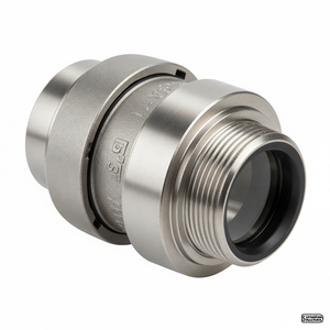 Vanne de retenue verticale à levage vertical en UPVC, filetage femelle BSPP, 1/2 pouce, 200 WOG, COVNA DN15 - Product Image 2