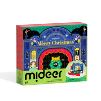 MIDEER - Calendario de Adviento Educativo para Niños, Kit de Manualidades, Juguetes, Cuenta Regresiva Navideña para Niños, Juego de Actividades Hechas a Mano