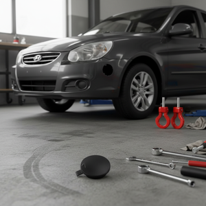 Cubierta de Parachoques Delantero HYUNDAI para Accent ERA 2006-2008 86517-1E000 con Ganchos de Remolque - Product Image 3