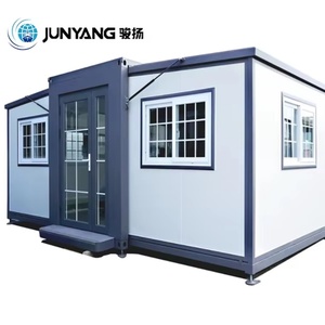 20ft 40ft Prefab Expandable <b>Container</b> House Portable Steel Prefabricated Villa Bedroom Bathroom Sunrooms Glass Corten Steel - Product Image 1