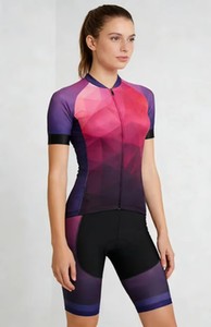 Maillots de Ciclismo de Carretera para Mujer de Secado Rápido con Diseño Personalizado de Alta Calidad, Sublimados, Ropa de Ciclismo de Verano para Carreras - Product Image 2