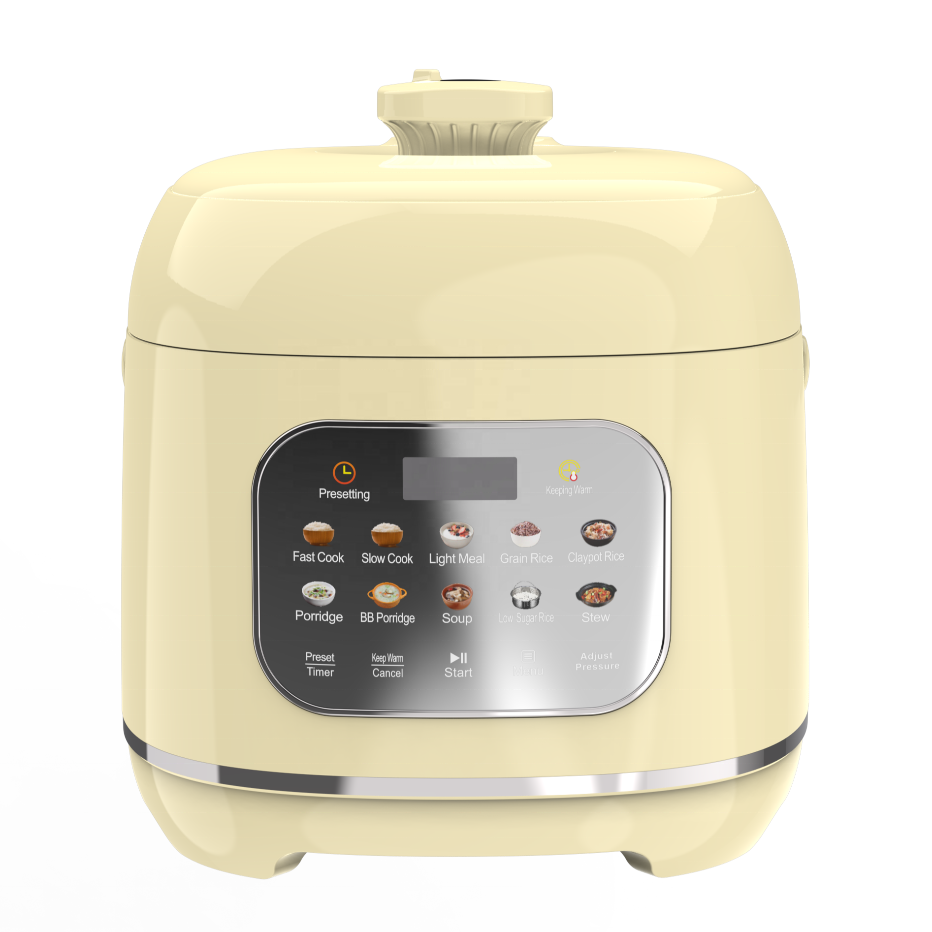 5L High Quality Source Factory New Electric Pressure Cooker Modern Touch Screen Smart Digital Control 10-In-1 Household