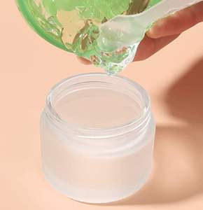 Envase de Vidrio para Lociones y Cremas, con Tapa, Recargable, para Viajes y Hogar, Tarro Cosmético Vacío para Muestras de Maquillaje, Exfoliantes y Cremas - Product Image 3