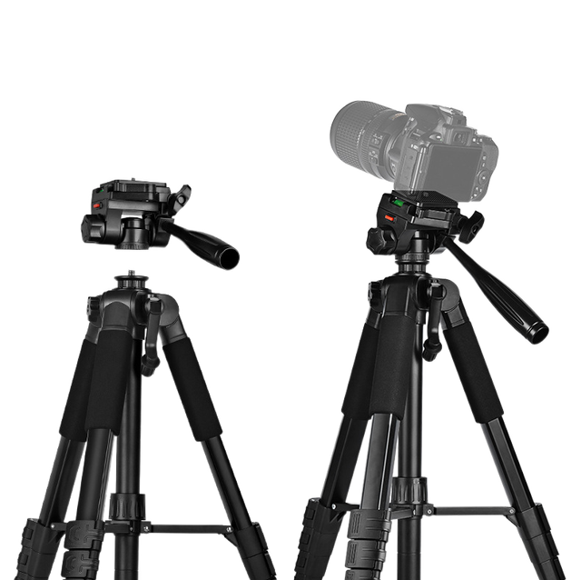 Aluminum Professional Fluid Head Camera Tripod Stand