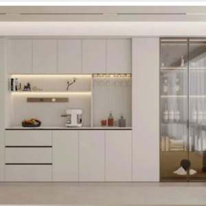 Diseño de Mueble Moderno y Minimalista para Sala de Estar, Comedor, Dormitorio y Cocina en Estilo Crema Moderno - Product Image 6