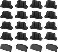 Nouveau Silicone téléphone portable prise Anti-poussière Port de charge type-c prise anti-poussière USB Port d'alimentation protecteur couverture anti-poussière pour IPhone