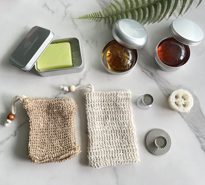 Supporto per Sapone in Luffa Naturale Fatto a Mano, Vassoio per Asciugare il Sapone, Porta Sapone in Luffa - Product Image 6