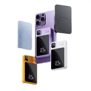 Logo personnalisé coloré 10000mAh magnétique Portable Power Bank charge rapide 5000mah chargeur sans fil batterie LI-polymère - Product Image 1