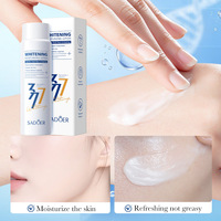 Lotion hydratante pour le visage au collagène 377 avec niacinamide et vitamine C pour éclaircir la peau, étiquette privée OEM ODM en gros