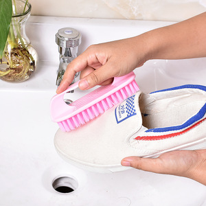 Large Dense Bristle Laundry Brush Nylon Plastic Household <b>Cleaning</b> Brush For Clothes Shoes Floor Bathtub - Product Image 3