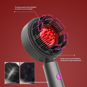 Peigne de <span class=keywords><strong>massage</strong></span> électrique du cuir chevelu KMT, brosse vibrante ionique pour le <span class=keywords><strong>massage</strong></span> de la tête, modèle <span class=keywords><strong>17</strong></span>, pour la croissance des cheveux, huile essentielle, Chine en ligne - Product Image 4