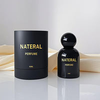 Flacons de parfum de présentation de 50 ml de qualité supérieure en gros, aspect céramique blanc élégant, récipient pour parfum
