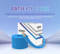 Kabel Jaringan UTP Cat5e Merek SIPU Private Label, Kabel LAN Cat5e Terlaris untuk Komputer Internet