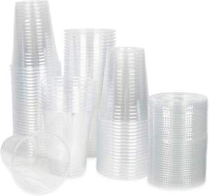 Gobelet en plastique PET PP transparent jetable écologique PLA avec couvercle plat Gobelets compostables biodégradables à usage unique 12oz 16oz 20oz 22oz - Product Image 2