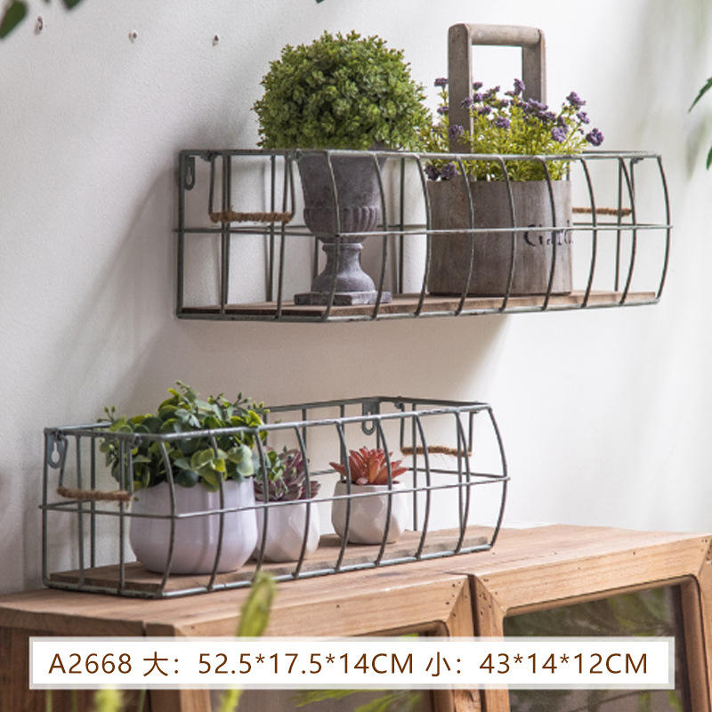 Panier à fleurs mural - A2668