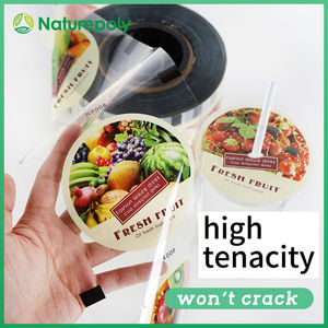 थोक कस्टम लोगो मुद्रित लोगो मुद्रित लोगो को आसानी से साफ करने में आसानी से 90 मिमी बुलबुला चाय वाली फिल्म रोल दूध चाय सील करने के लिए - Product Image 3