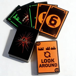 Jeu de <span class=keywords><strong>poker</strong></span> multijoueur, cartes à jouer en papier recyclable et durable, bilingue arabe-anglais - Product Image 1