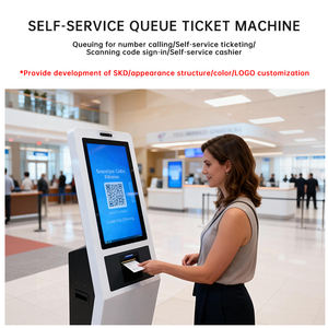 IKinor Écran tactile Android 11 de 32 pouces avec paiement en ligne en libre-service, <span class=keywords><strong>lecteur</strong></span> de cartes et <span class=keywords><strong>lecteur</strong></span> de codes QR - Product Image 5