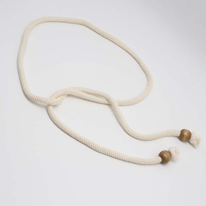 <span class=keywords><strong>Ceinture</strong></span> plate en acrylique tressée à la main de style ethnique pour femme, chaîne décorative de taille, <span class=keywords><strong>corde</strong></span> polyvalente de 1 cm de large et 1 m de long - Product Image 4