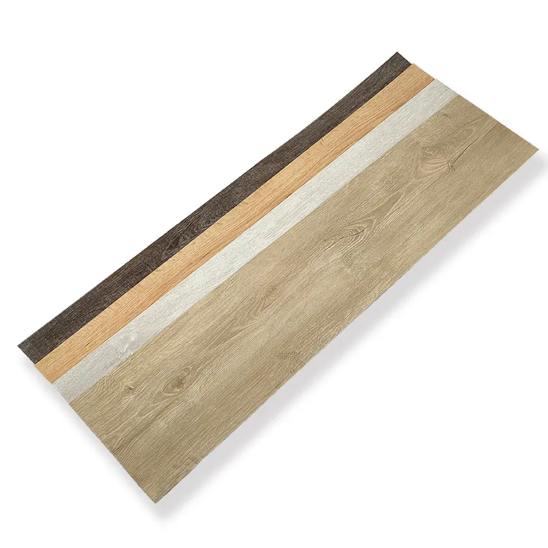 Parquet ignifuge environnemental, plancher en plastique vinyle Eco Spc à dos sec facile à nettoyer//