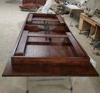 Table pliante en bois de haute qualité pour ferme, table pliante en bois pour événements, location de mariage, fête