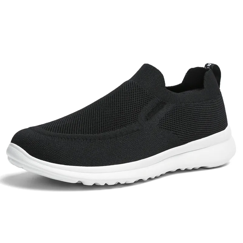 Comfortable Light Weight Men's Shoes Loafers Men's Go Walk Mesh Slip on Walking Shoes