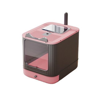 Petit chaton de type totalement fermé pour la désodorisation des chats Toilette pour chat extra-large Prévenir les éclaboussures urinaires Boîte à litière pour animaux de compagnie - Product Image 4