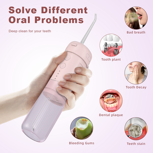 Flosser de agua eléctrico recargable, 200ml, plegable, inalámbrico, cuidado Dental, <span class=keywords><strong>irrigador</strong></span> <span class=keywords><strong>Oral</strong></span>, selección de agua - Product Image 2
