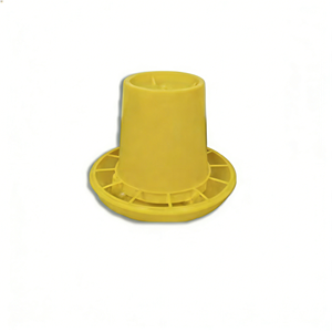 Balde de Ração Amarelo para Criação de Galinhas, Patos e Gansos, Comedouro Automático Anti-Derramamento para Reprodução - Product Image 1