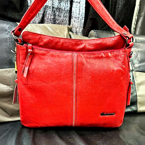 Brown Leather Women's Luxury Clutch Handbag Zipper Closure Large Capacity Waterproof Removable Strap Lightweight Durable Fashion - Product Image 6