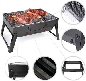 Portable Charbon Grill <span class=keywords><strong>En</strong></span> Acier Inoxydable Pliant Grill Table <span class=keywords><strong>En</strong></span> Plein Air Fumeur BBQ <span class=keywords><strong>pour</strong></span> Pique-Nique Jardin <span class=keywords><strong>Terrasse</strong></span> Camping Voyage - Product Image 4