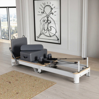 Réformateur de Pilates en aluminium pliable portable de haute qualité et durable avec un design multifonction réglable pour la salle de sport à domicile