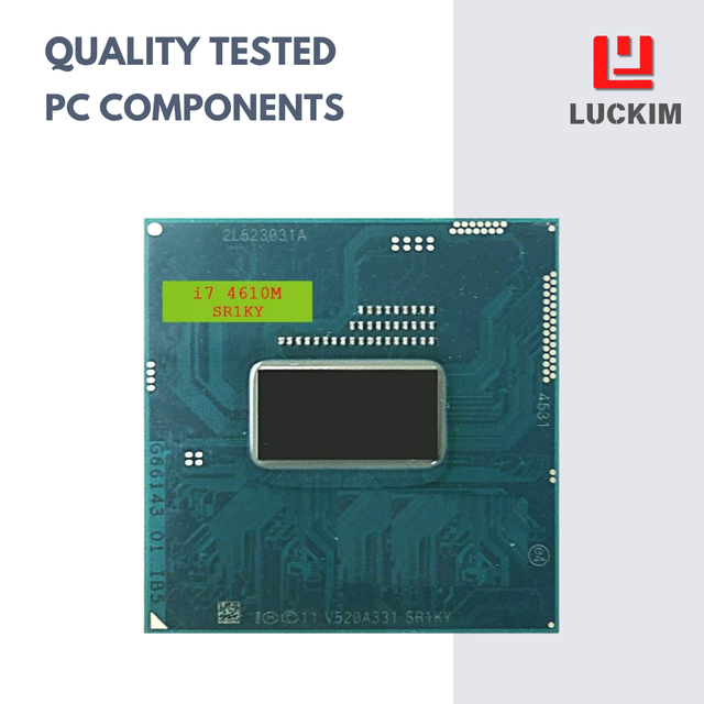 I7-4610M 2-Core 4-Thread Laptop CPU 3.0-3.7GHz 4MB Cache Socket G3 37W