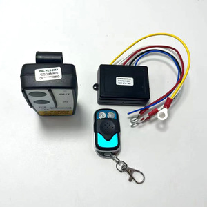 Remote Control For 12V 24V Winch Car Wireless 4 Button Rolling Code 100M <b>Range</b> Plastic With LED Indicator - Product Image 2
