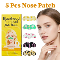 Patchs anti-points noirs pour le nez, marque privée OEM, soin blanchissant pour la peau, 5 patchs/boîte, MOOYAM, patchs nettoyants et exfoliants pour le nez
