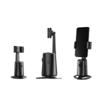 Support de téléphone intelligent à suivi automatique du visage, stabilisateur de cardan à 360 degrés, trépied pour téléphone, support de photographie mobile, bâton à selfie