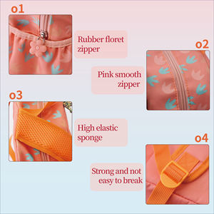 <span class=keywords><strong>Mochila</strong></span> Escolar de Tela Oxford con Diseño de Dinosaurio Rosa, de Alta Visibilidad, para Niños de Preescolar, la Más Vendida - Product Image 5